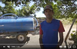 Distribuição de tanques pipas de água
